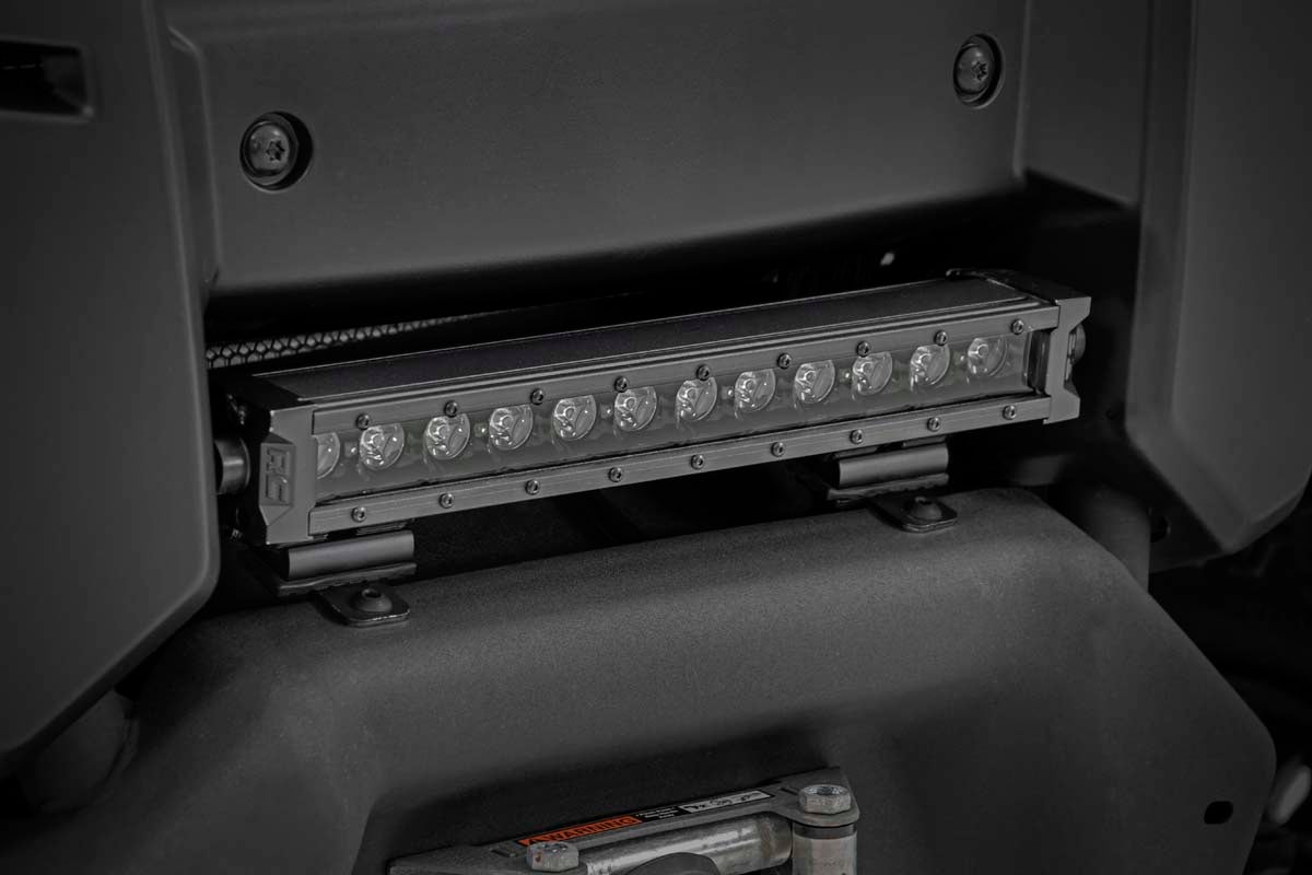 12 Inch Black Series LED Light Bar | Single Row | Amber DRL