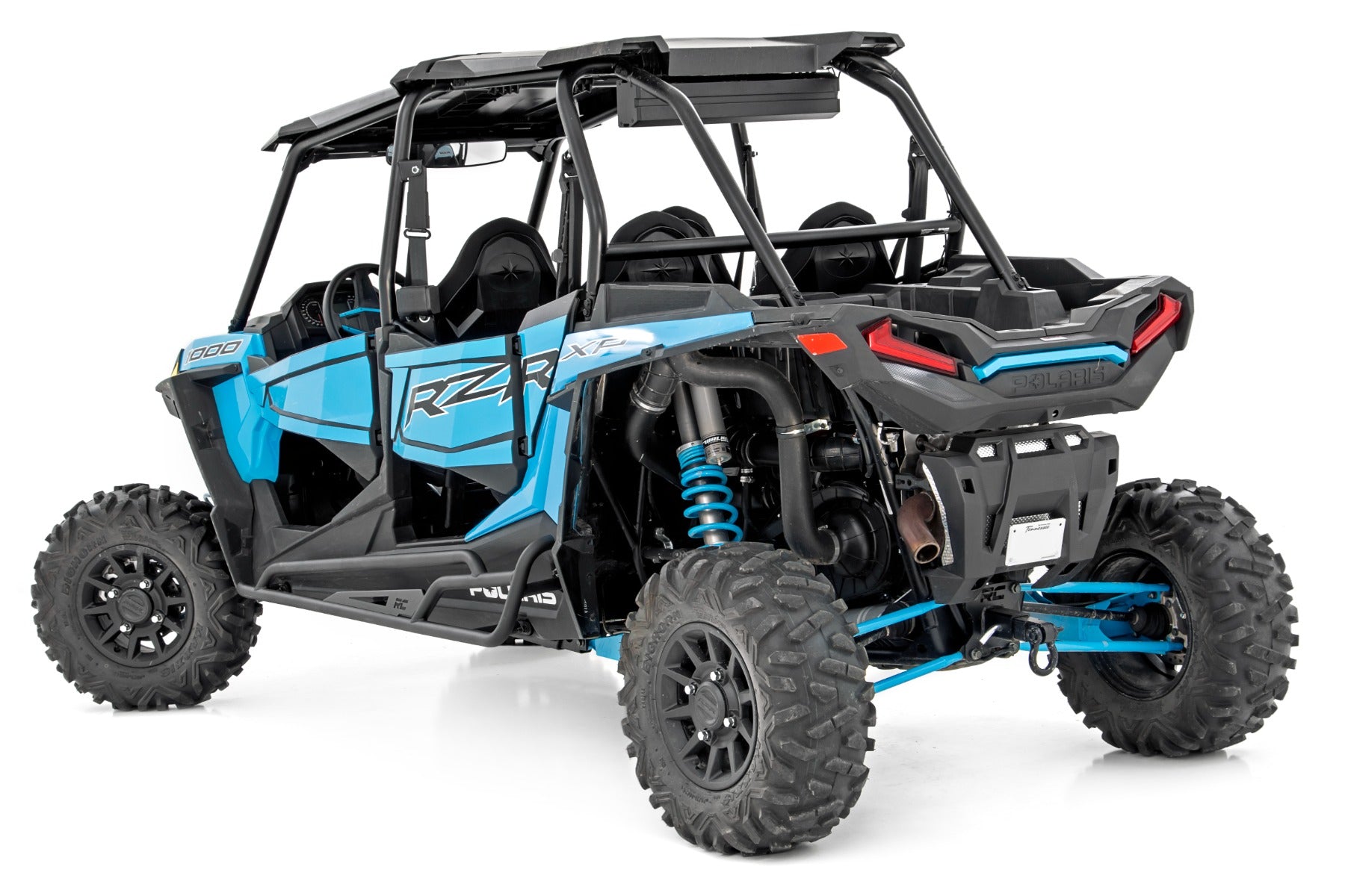 Rough Country Rock Slider Kit | 4 Seat | Polaris RZR Turbo S/RZR XP 1000/RZR XP 4 1000 (14-22)