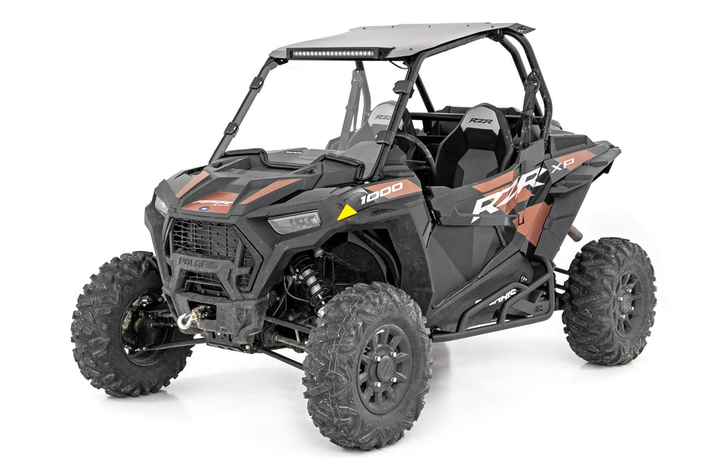 Rough Country Rock Slider Kit | 2 Seat | Polaris RZR Turbo S (18-21)/RZR XP 1000 (14-22)