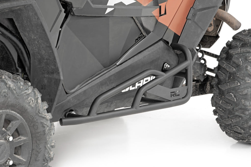 Rough Country Rock Slider Kit | 2 Seat | Polaris RZR Turbo S (18-21)/RZR XP 1000 (14-22)
