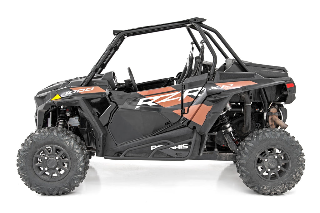 Rough Country Rock Slider Kit | 2 Seat | Polaris RZR Turbo S (18-21)/RZR XP 1000 (14-22)