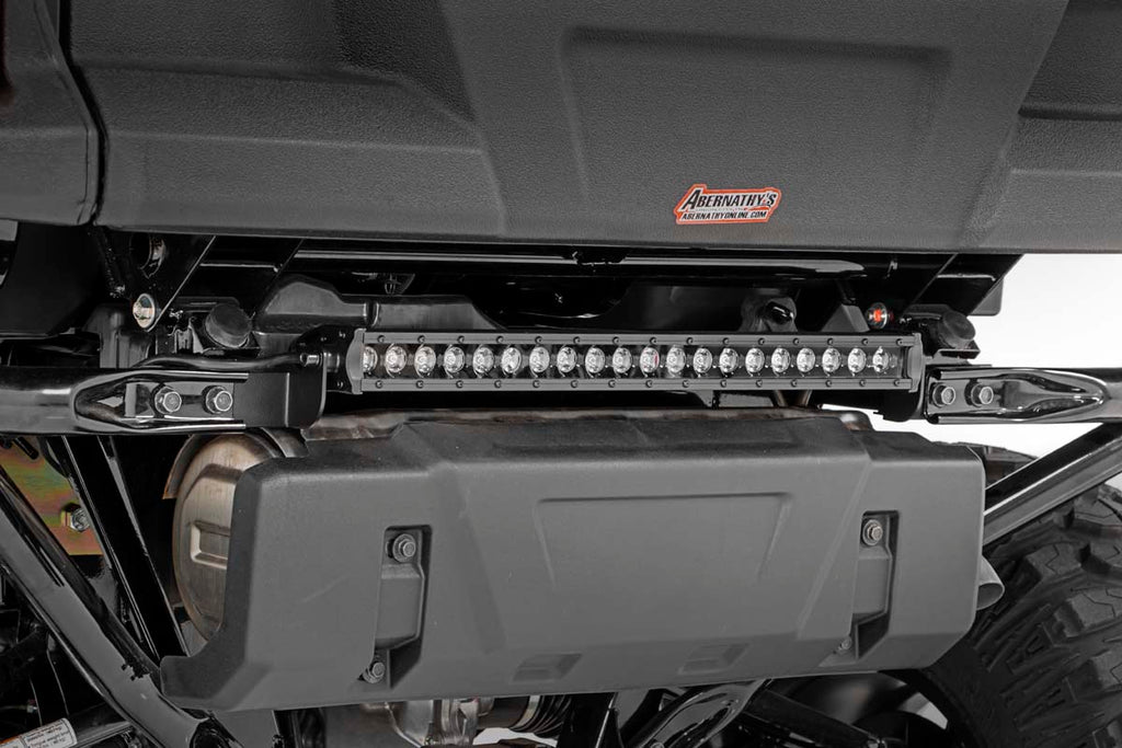 Rough Country LED Light | Under Bed Mount | 20" Black Single Row | Honda Pioneer 1000 (16-22)