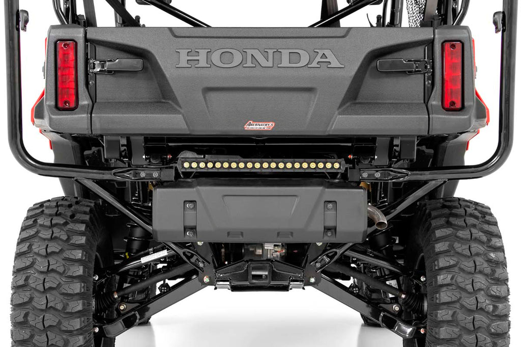 Rough Country LED Light | Under Bed Mount | 20" Black Single Row | Honda Pioneer 1000 (16-22)