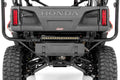 Rough Country LED Light | Under Bed Mount | 20" Black Single Row | Honda Pioneer 1000 (16-22)
