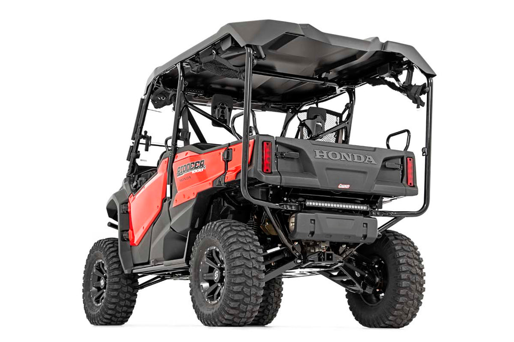 Rough Country LED Light | Under Bed Mount | 20" Black Single Row | Honda Pioneer 1000 (16-22)