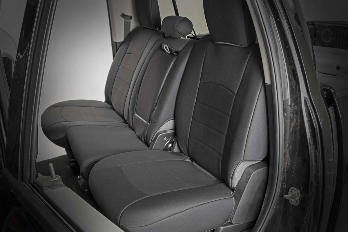 Rough Country Seat Covers | FR Bucket RR w/Arm Rest | Ram 1500 (09-18)/2500 (10-18)