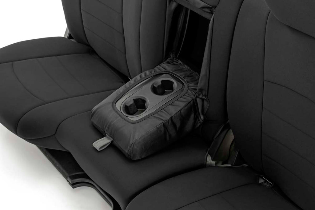 Rough Country Seat Covers | FR Bucket RR w/Arm Rest | Ram 1500 (09-18)/2500 (10-18)