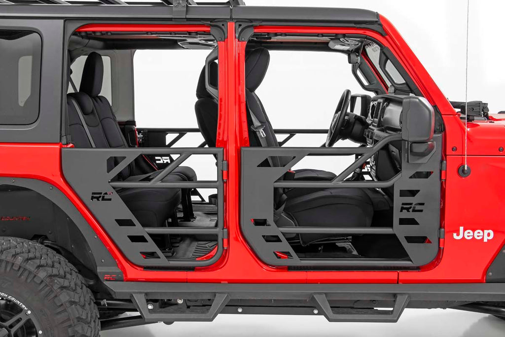 Rough Country RR Tubular Doors | Jeep Gladiator JT/Wrangler 4xe/Wrangler JL (18-23)