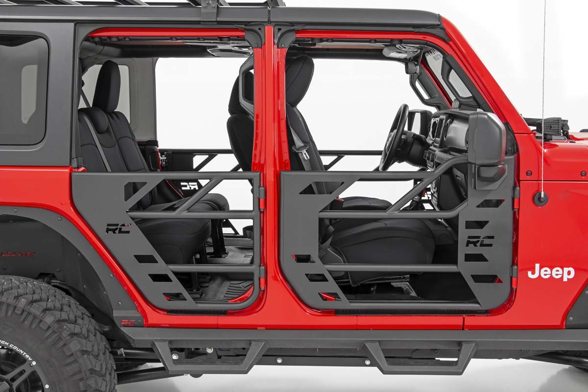 Rough Country RR Tubular Doors | Jeep Gladiator JT/Wrangler 4xe/Wrangler JL (18-23)