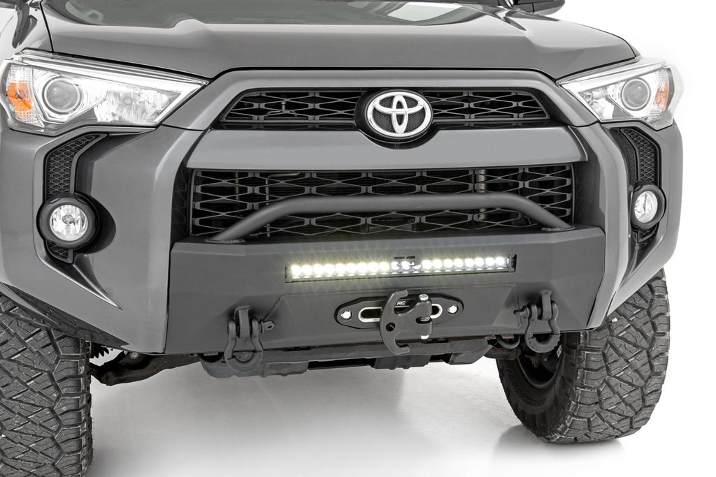 Rough Country Front Bumper | Hybrid | 20" Blk LED | Toyota 4Runner 2WD/4WD (14-23)