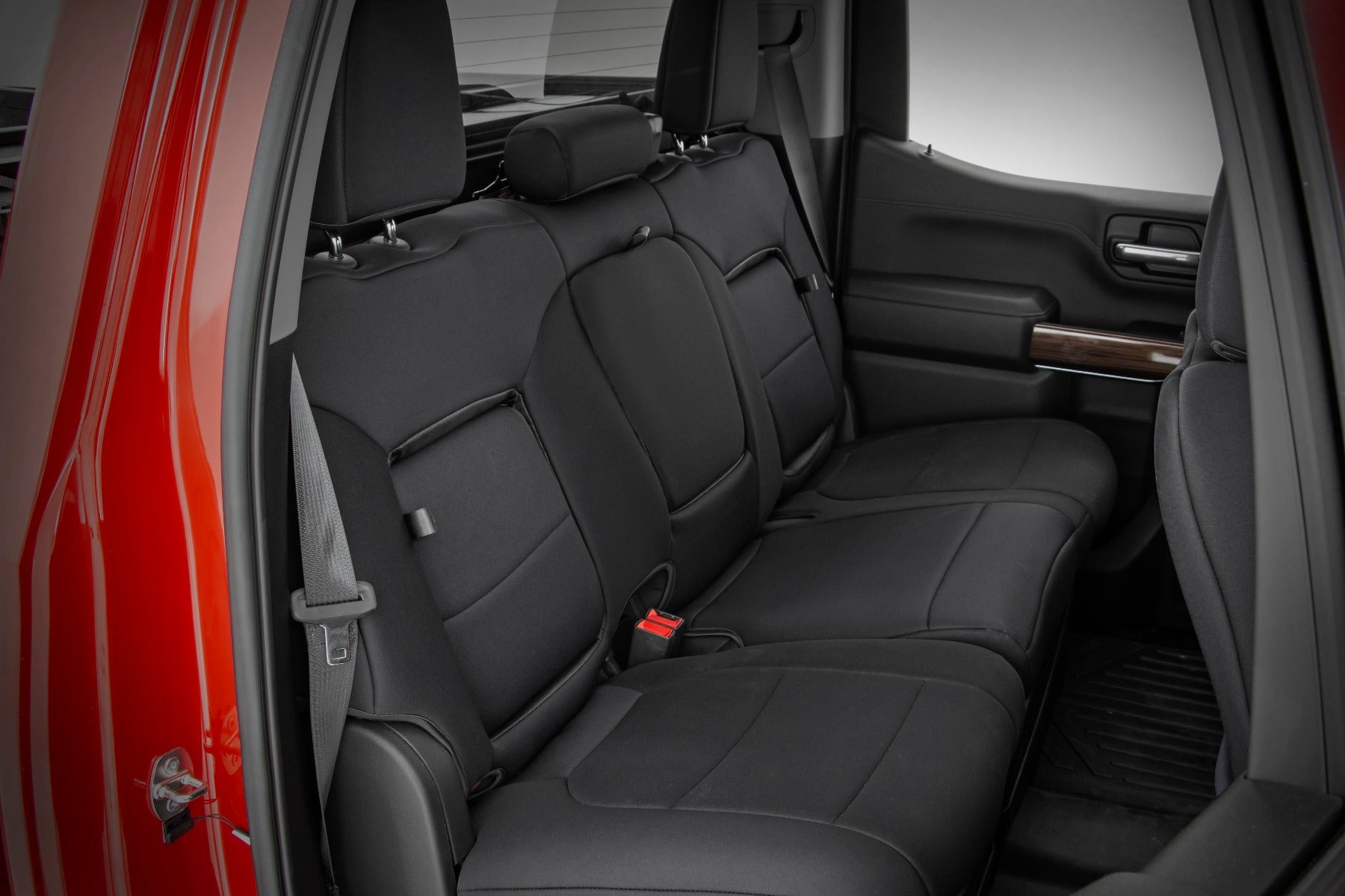Rough Country Seat Covers | FR 40/40/20 & RR Back Storage | Chevy/GMC 1500 (19-23)