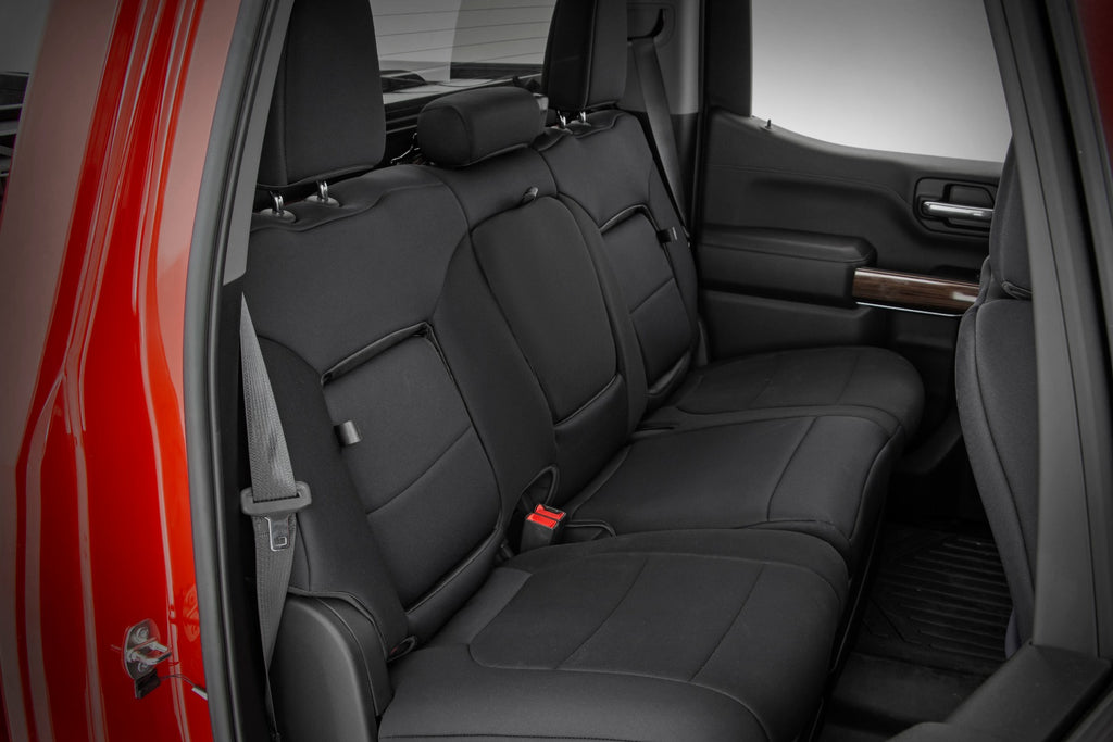Rough Country Seat Covers | FR 40/20/40 | RR 60/40 | Chevy/GMC 1500 (19-23)