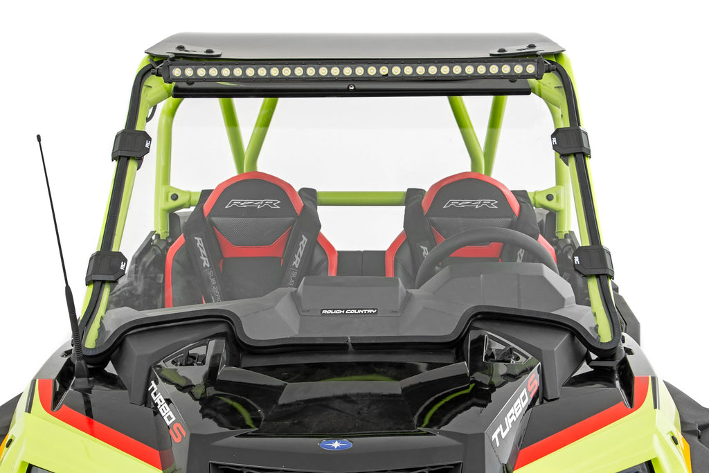 Rough Country Polaris Front-Facing 30-inch Curved LED Kit (19-21 RZR Turbo S)
