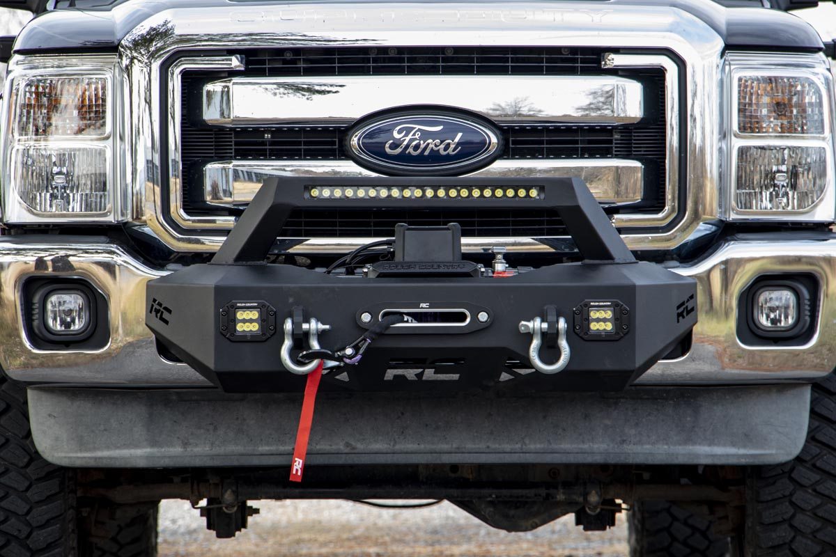 Rough Country EXO Winch Mount Kit | Ford Super Duty 2WD/4WD (2011-2016)