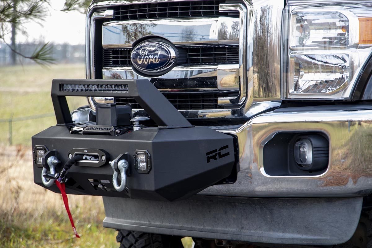 Rough Country EXO Winch Mount Kit | Ford Super Duty 2WD/4WD (2011-2016)