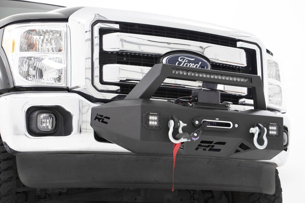 Rough Country EXO Winch Mount Kit | Ford Super Duty 2WD/4WD (2011-2016)
