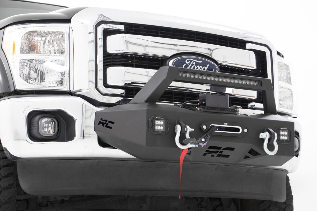 Rough Country EXO Winch Mount Kit | Ford Super Duty 2WD/4WD (2011-2016)