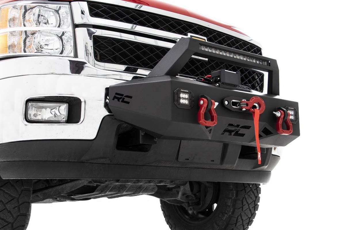 Rough Country EXO Winch Mount Kit | Chevy Silverado 2500 HD/3500 HD (11-19)