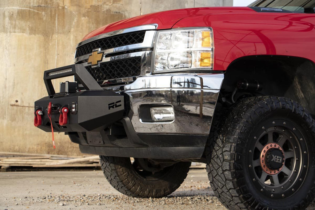 Rough Country EXO Winch Mount Kit | Chevy Silverado 2500 HD/3500 HD (11-19)