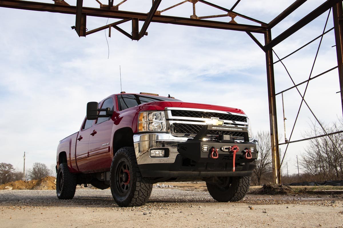 Rough Country EXO Winch Mount Kit | Chevy Silverado 2500 HD/3500 HD (11-19)