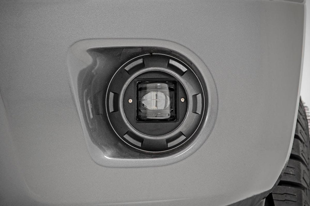 Rough Country Black Series LED Light Pair| 2 Inch | SAE Fog