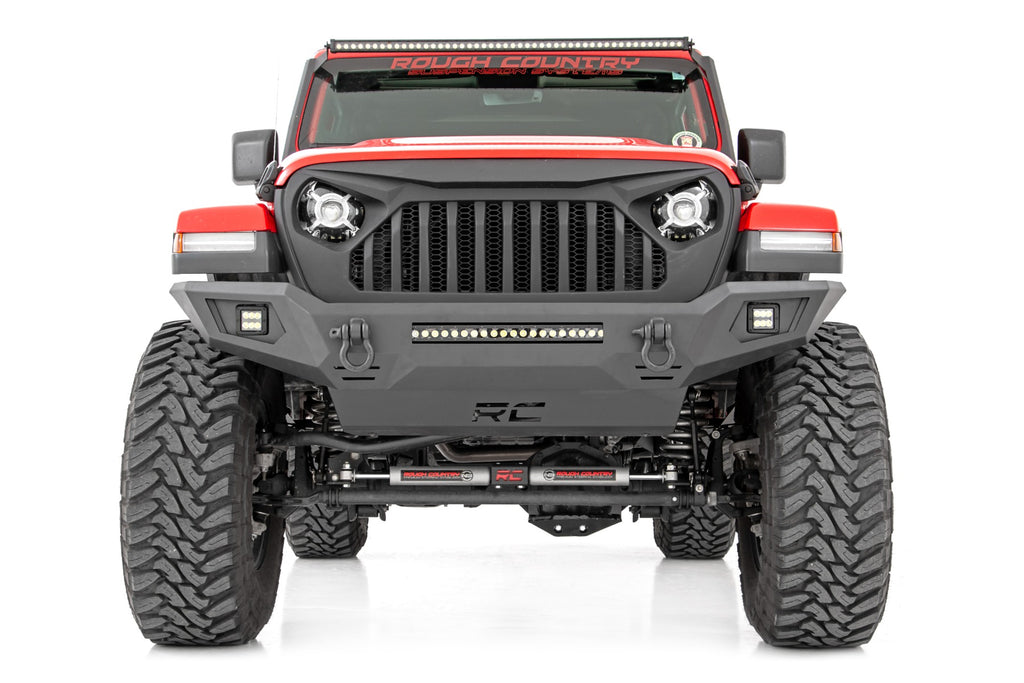 Rough Country Front Bumper | Skid Plate | Jeep Gladiator JT/Wrangler 4xe/Wrangler JL (18-23)