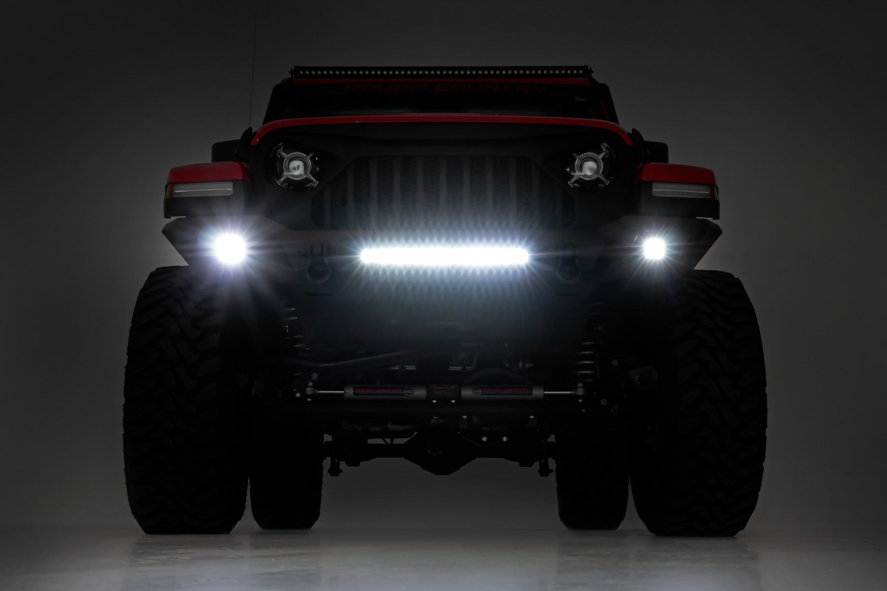 Rough Country Front Bumper | Skid Plate | Jeep Gladiator JT/Wrangler 4xe/Wrangler JL (18-23)