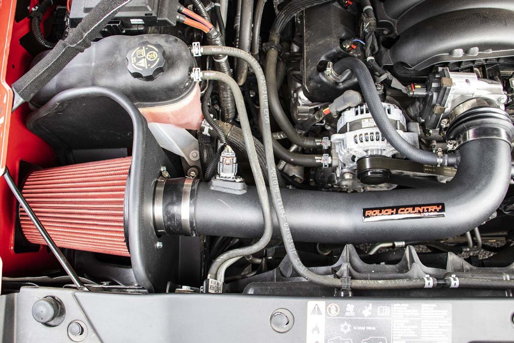 Rough Country Cold Air Intake Kit 5.3L/6.2L | Pre Filter | Chevy/GMC 1500 (14-18)