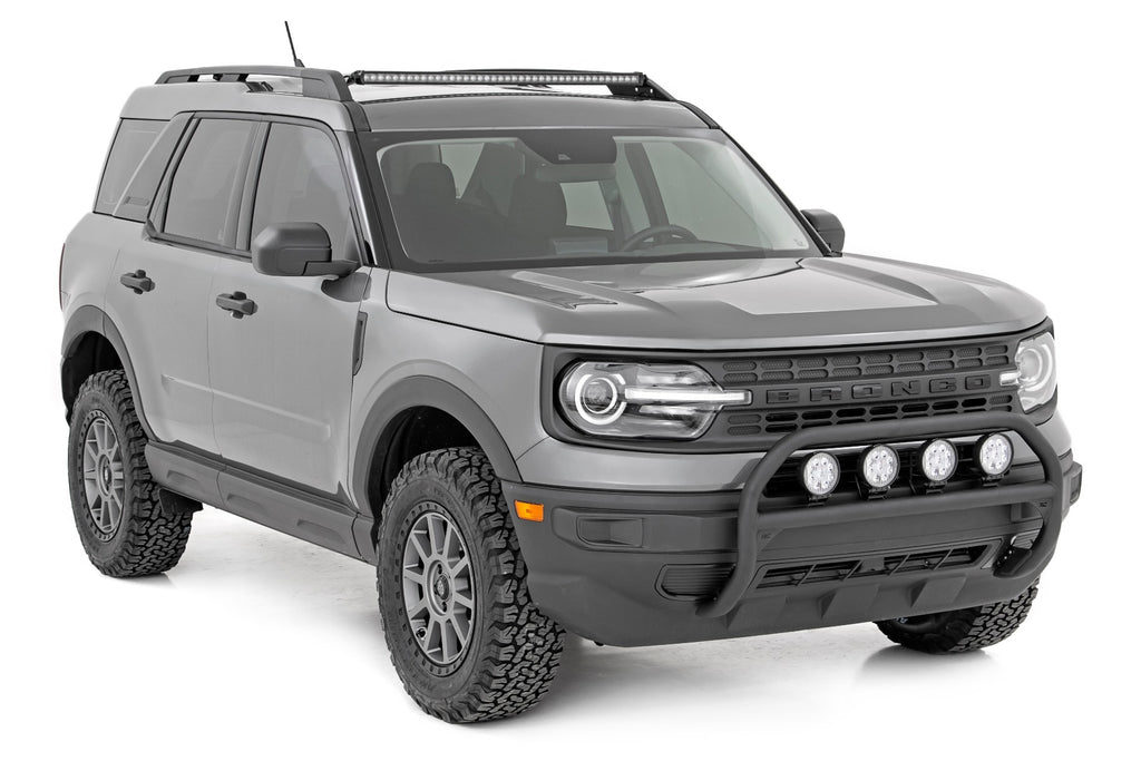 Rough Country Nudge Bar | 4 Inch Round Led (x4) | Ford Bronco Sport 4WD (21-23)
