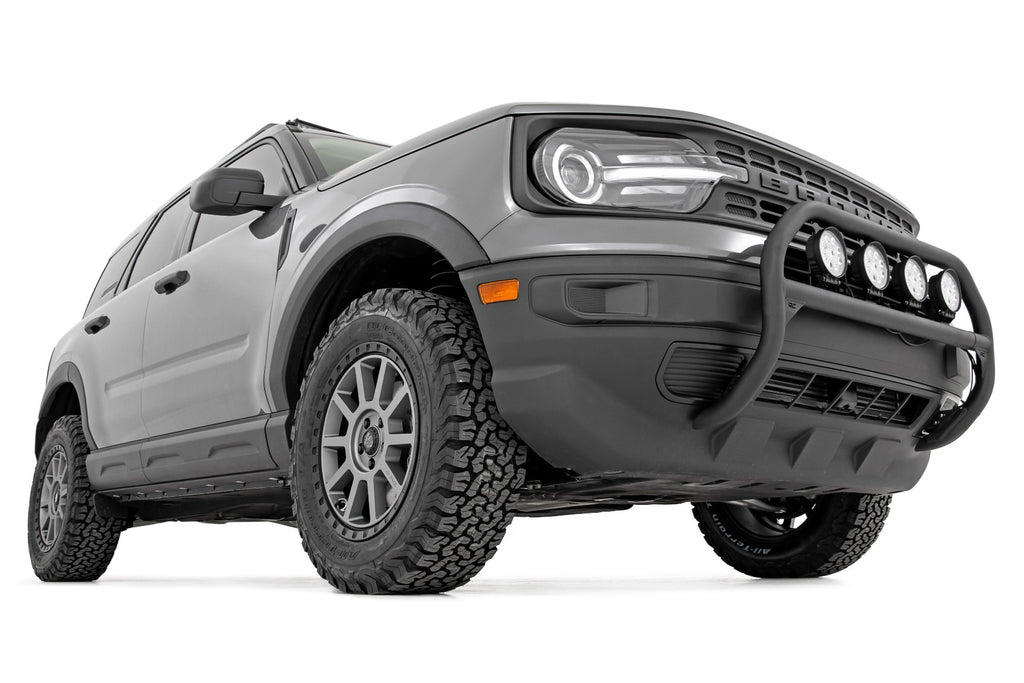 Rough Country Nudge Bar | 4 Inch Round Led (x4) | Ford Bronco Sport 4WD (21-23)