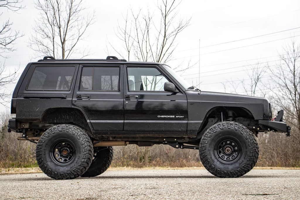 Rough Country Lower Door Armor | 4 Door | Jeep Cherokee XJ 2WD/4WD (1984-2001)