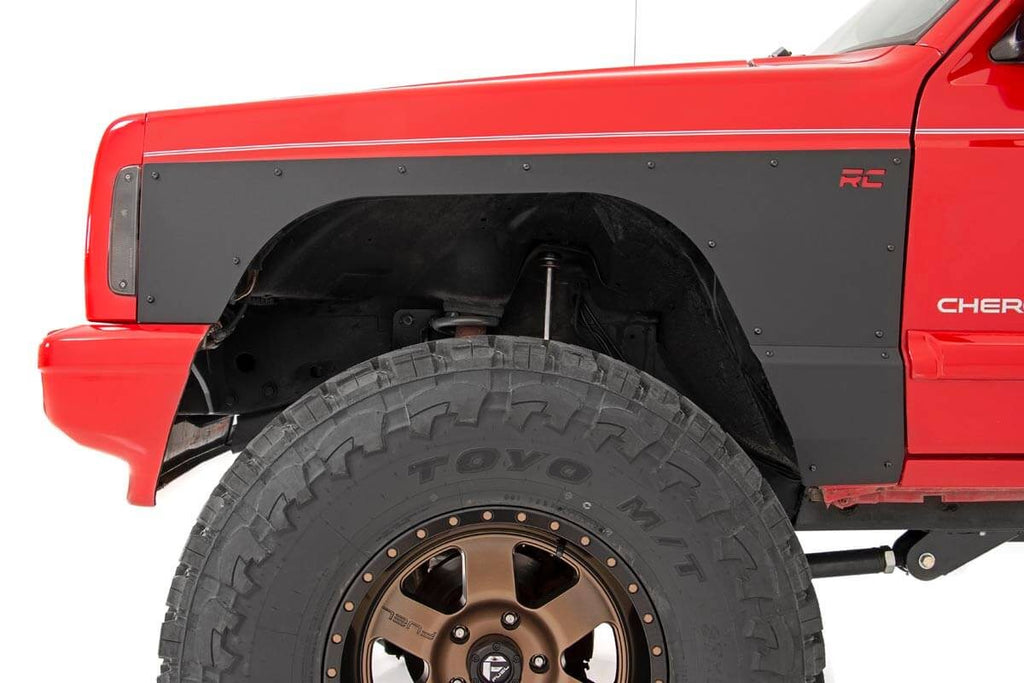 Rough Country Full Body Armor | FR & RR Combo | Jeep Cherokee XJ 2WD/4WD (97-01)
