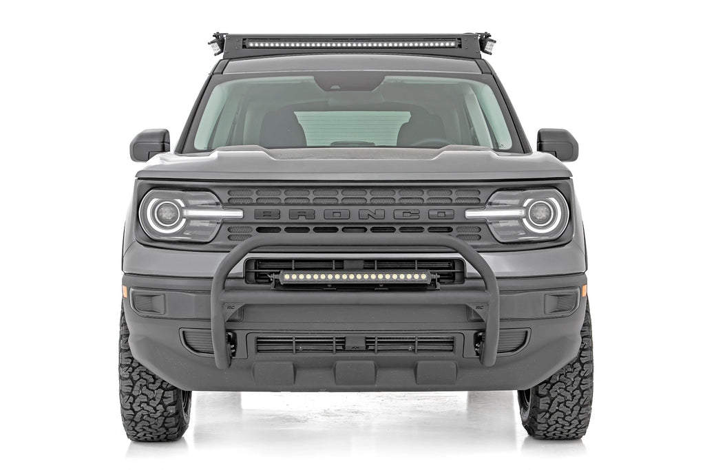 Rough Country Nudge Bar | 20 Inch Black Single Row LED | Ford Bronco Sport (21-23)