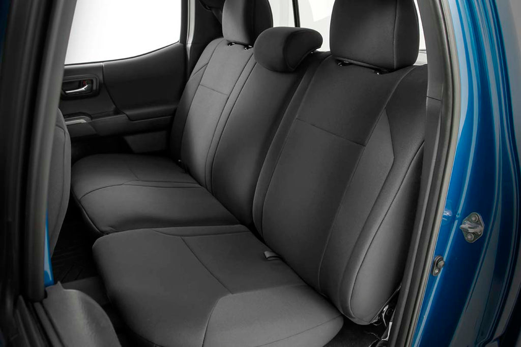 Rough Country Seat Covers | FR & RR | Crew Cab | Toyota Tacoma 2WD/4WD (16-23)