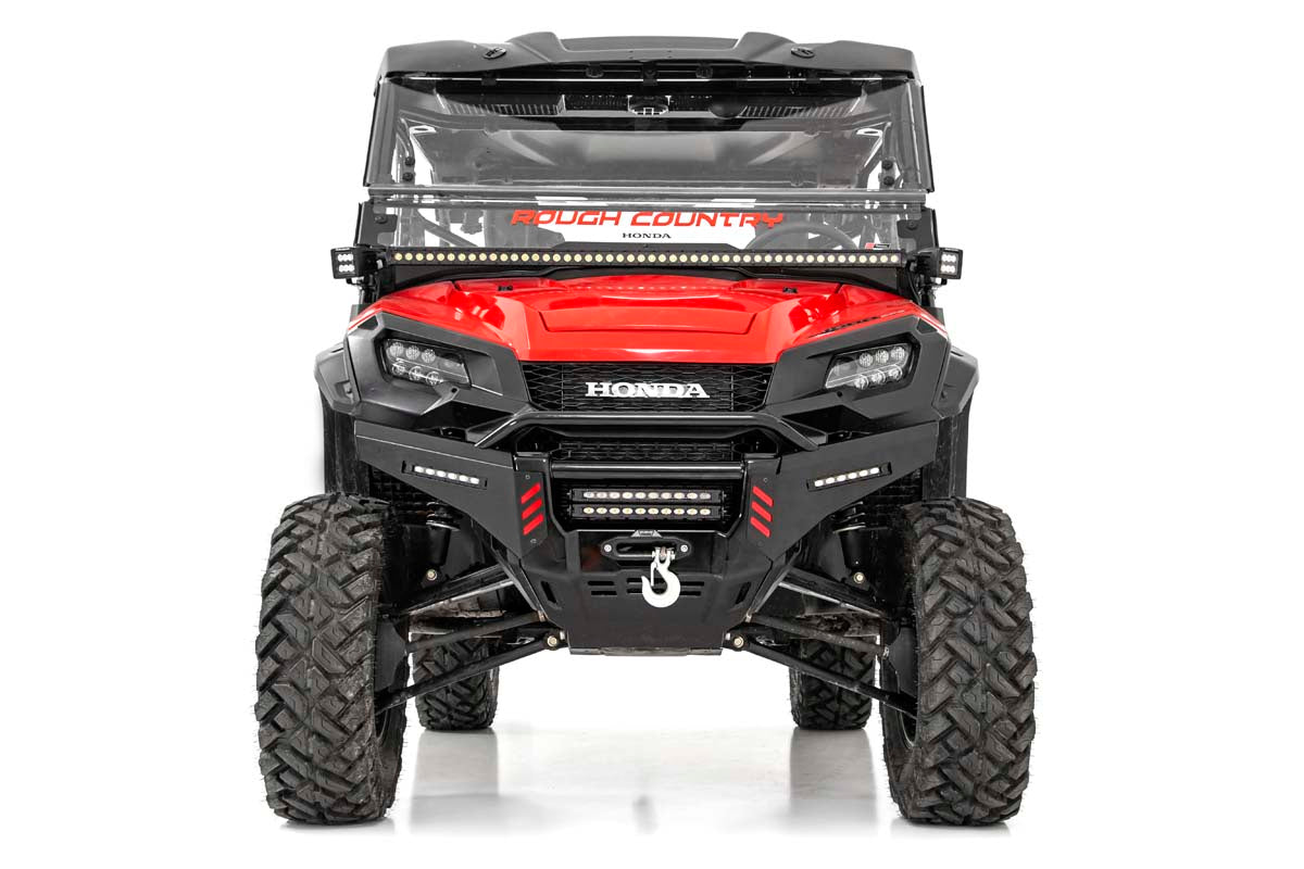 Rough Country LED Light | Cage Mount | 2" Chrome Pair | Wide Angle | Honda Pioneer 1000 (16-22)