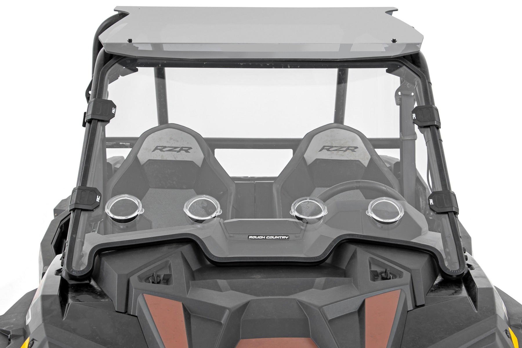 Rough Country Vented Full Windshield | Scratch Resistant | Polaris RZR XP 1000/RZR XP 4 1000 (19-22)