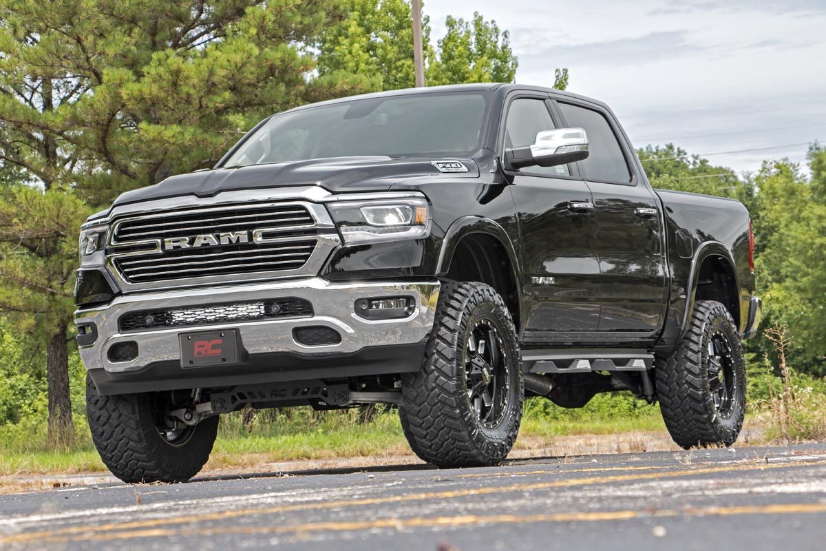 Rough Country LED Light | Bumper Mount | 20" Black Dual Row | Ram 1500 (19-23)