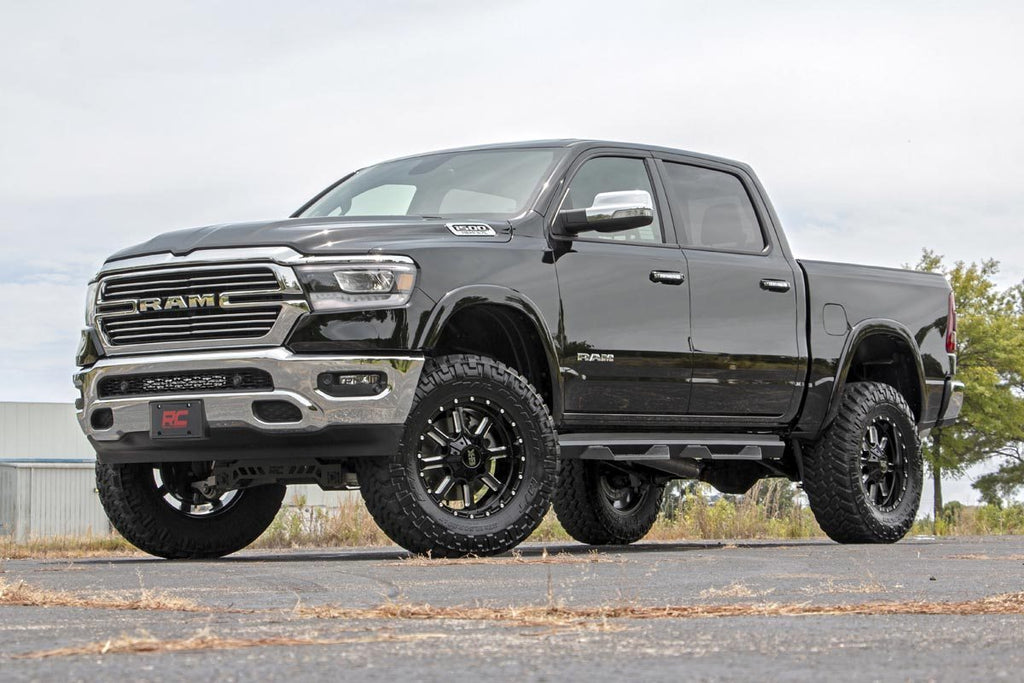 Rough Country LED Light | Bumper Mount | 20" Chrome Dual Row | White DRL | Ram 1500 (19-23)