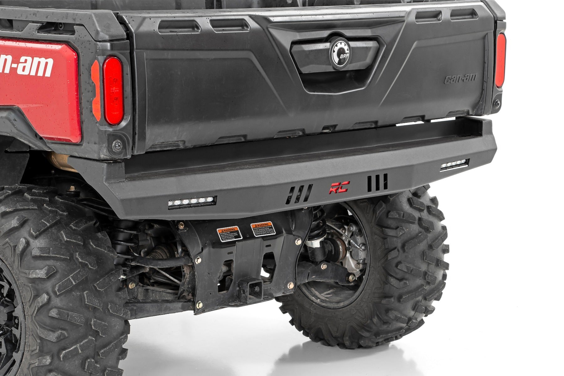 Rough Country Can-Am/Polaris Rear Bumper w/LED (16-21 Defender | 16-21 Ranger)