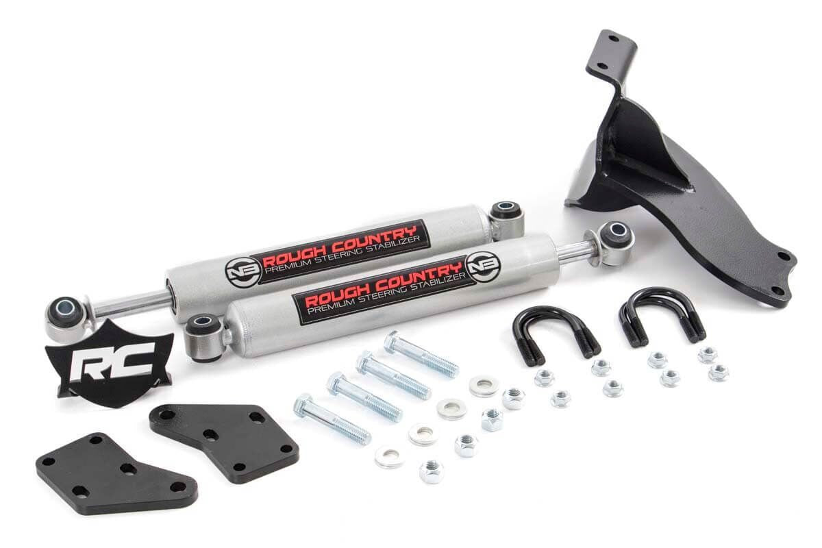 N3 Steering Stabilizer | Dual | 2.5-8 Inch Lift | Ram 2500 (14-23)