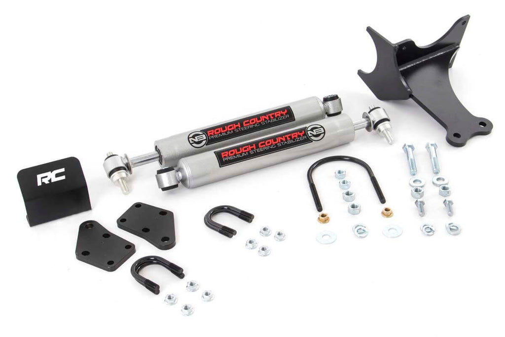 N3 Steering Stabilizer | Dual | 2-8 Inch Lift | Ford Super Duty (05-22)