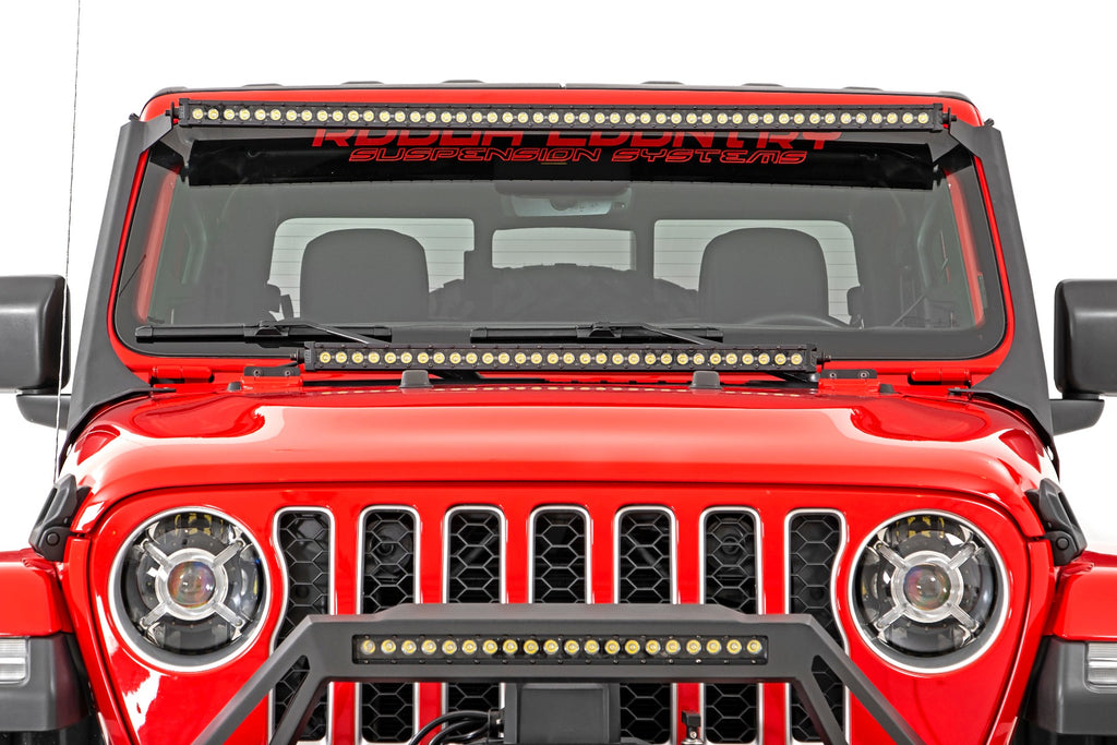Rough Country 9 Inch Headlight | Pair | Jeep Gladiator JT/Wrangler 4xe/Wrangler JL (18-23)