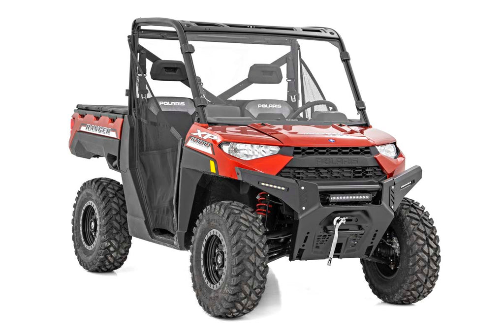 Rough Country Full Windshield | Scratch Resistant | Polaris Ranger XP 1000/Ranger XP 1000 Crew (17-22)