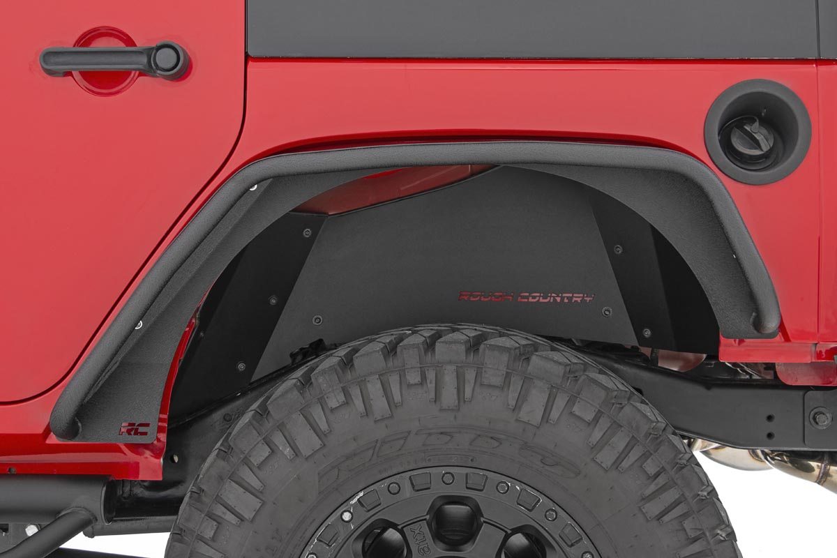 Rough Country Fender Flare | Steel | Rear | Jeep Wrangler JK  (2007-2018)