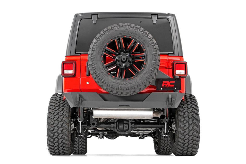 Rough Country Rear Bumper | Trail | Tire Carrier | Jeep Wrangler 4xe (21-23)/Wrangler JL (18-23)