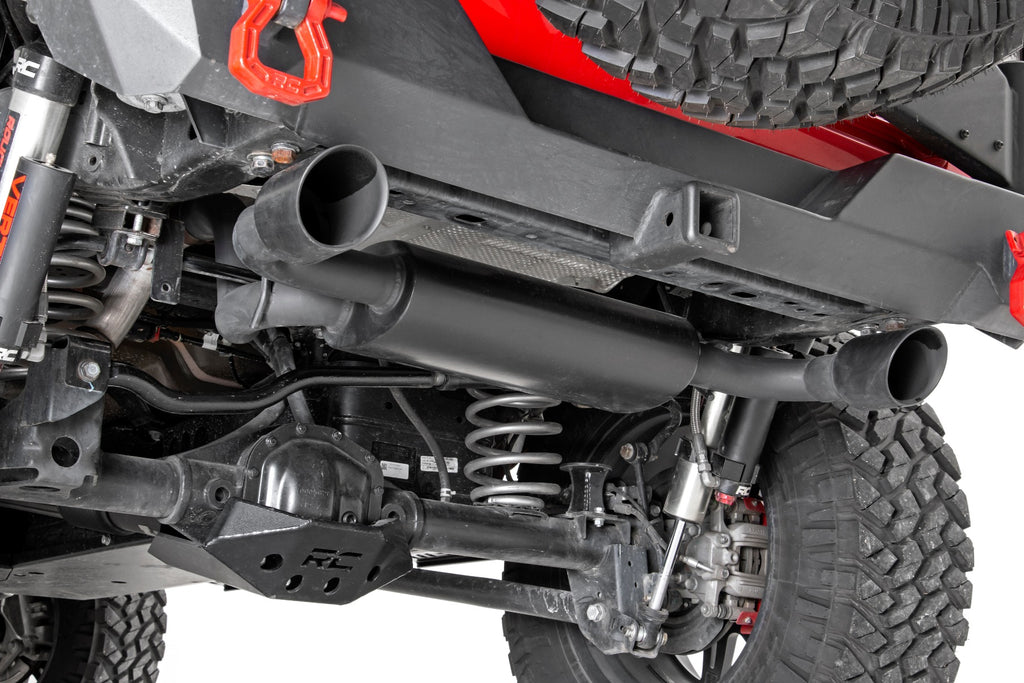Rough Country Performance Exhaust | Dual Outlet | Jeep Wrangler 4xe (21-23)/Wrangler JL (18-23)