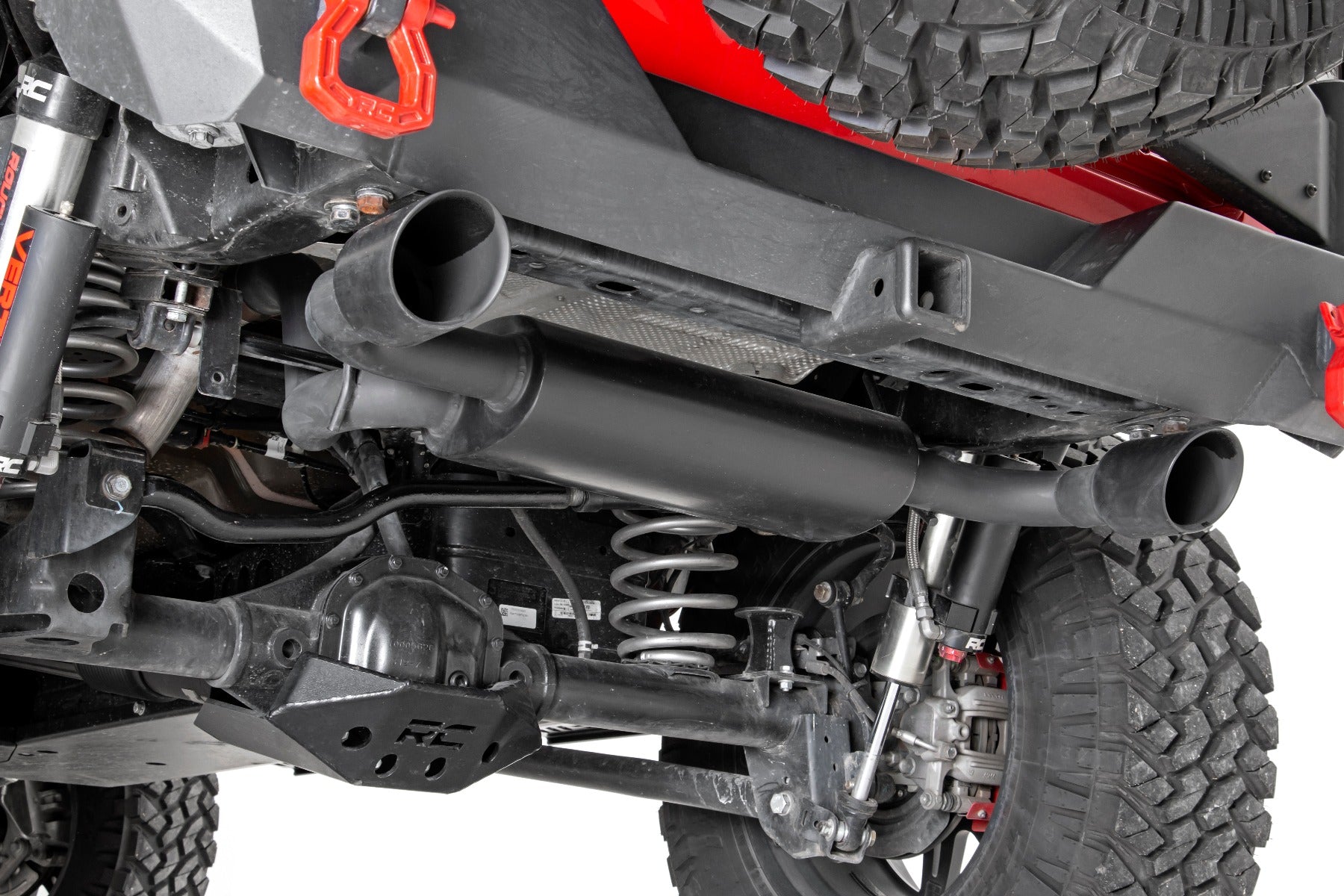 Rough Country Performance Exhaust | Dual Outlet | Jeep Wrangler 4xe (21-23)/Wrangler JL (18-23)