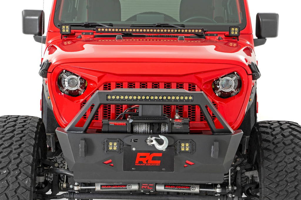 Rough Country 9 Inch Headlight | Pair | Jeep Gladiator JT/Wrangler 4xe/Wrangler JL (18-23)