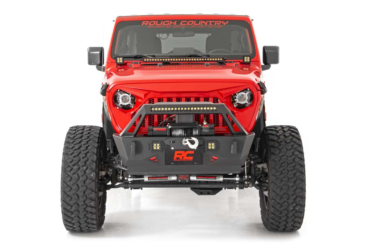 Rough Country Replacement Grille | Angry Eyes | Jeep Gladiator JT/Wrangler 4xe/Wrangler JL (18-23)