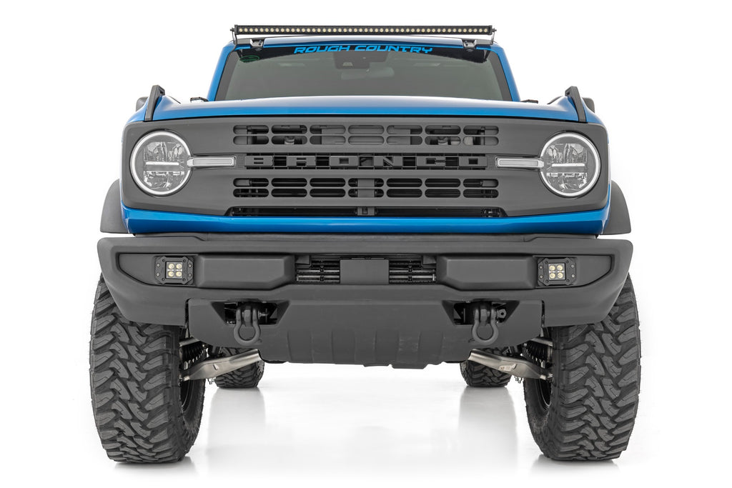 Rough Country Tow Hook Brackets | D-Ring Combo | Ford Bronco 4WD (2021-2023)